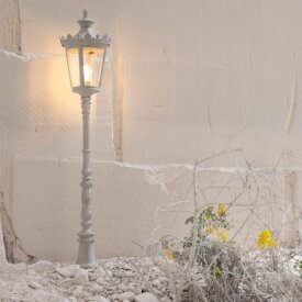 Louvre 08 | Mastleuchte – große klassische Gartenleuchte im Empire-Stil von Roger Pradier